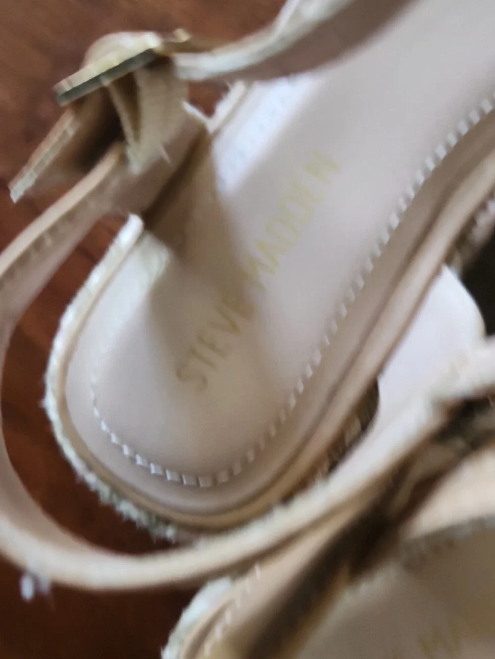 Steve Madden Nude/Tan Espadrille Slingback Sandals